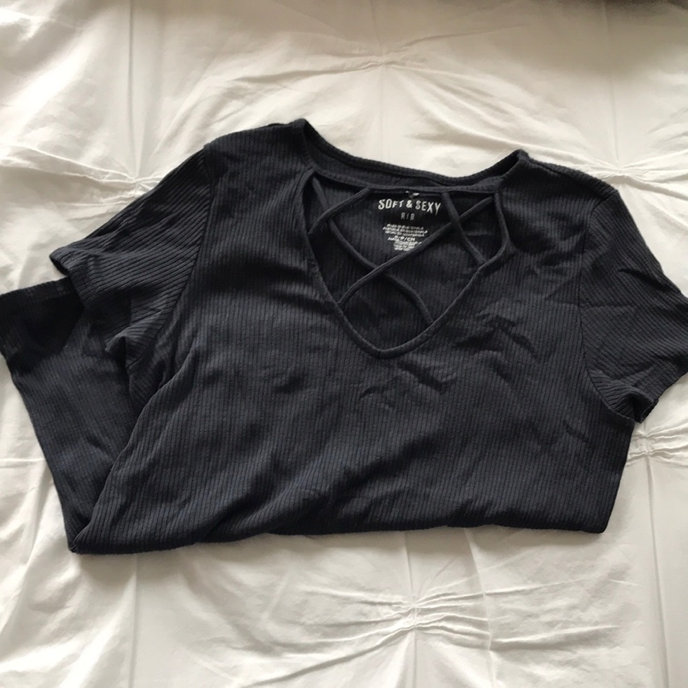 American eagle soft and sexy ribbed top